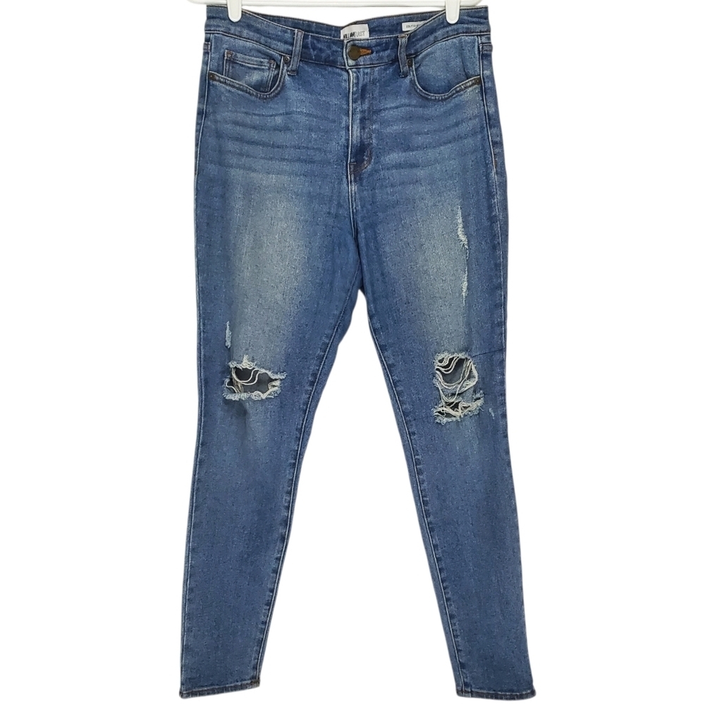7600 * William Rast Sculpted High Rise Medium Wash Distressed Jeans Size 30